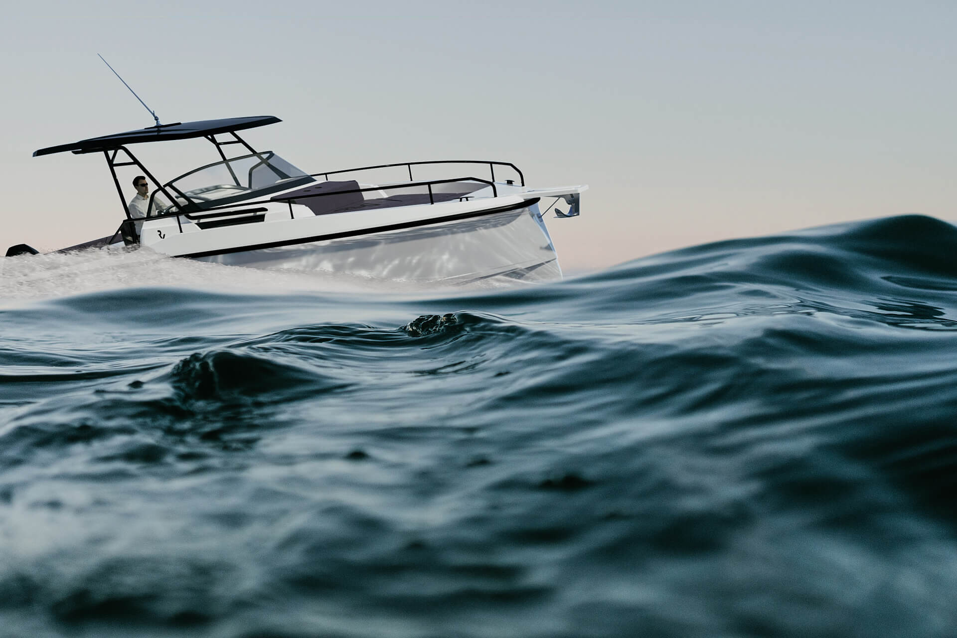 powerboat, weekender, daycruiser, stern